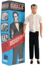 "THE MAN FROM U.N.C.L.E. - NAPOLEON SOLO" BOXED GILBERT ACTION FIGURE.