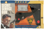 "THE MAN FROM U.N.C.L.E. SECRET SERVICE GUN" BOXED SET.