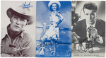 COWBOY ACTORS AUTOGRAPH LOT.