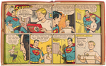 "SUPERMAN GOLDEN MUSCLE BUILDING SET."