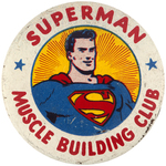 "SUPERMAN GOLDEN MUSCLE BUILDING SET."