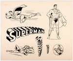 "SUPERMAN" MERCHANDISER'S GUIDE SHEET.