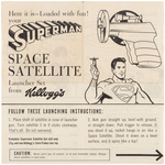 "SUPERMAN SPACE SATELLITE" KELLOGG'S PREMIUM LOT.