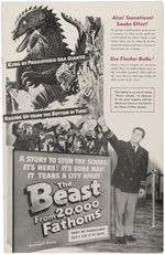 "THE BEAST FROM 20,000 FATHOMS" PRESSBOOK.