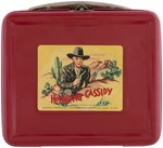 "HOPALONG CASSIDY" METAL LUNCHBOX & THERMOS (COLOR VARIETY).