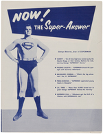 SUPERMAN ACTOR GEORGE REEVES ESTATE PHOTO & PROMOTIONAL LOT.