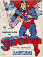 "CAMPAIGN BOOK FOR SUPERMAN" FLEISCHER STUDIOS - PARAMOUNT PICTURES RARE PRESSBOOK.