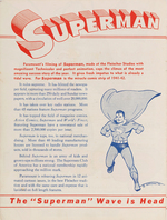 "CAMPAIGN BOOK FOR SUPERMAN" FLEISCHER STUDIOS - PARAMOUNT PICTURES RARE PRESSBOOK.