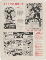 "CAMPAIGN BOOK FOR SUPERMAN" FLEISCHER STUDIOS - PARAMOUNT PICTURES RARE PRESSBOOK.