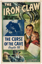 "THE IRON CLAW" MOVIE SERIAL POSTER.