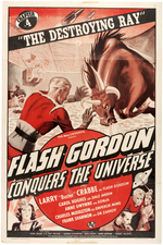 "FLASH GORDON CONQUERS THE UNIVERSE" MOVIE SERIAL POSTER.