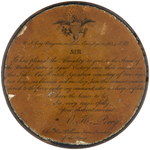 HISTORICAL WAR OF 1812 BATTLE OF LAKE ERIE TWO SIDED SNUFF BOX.