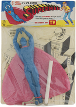 FLYING SUPERMAN TOY PAIR.