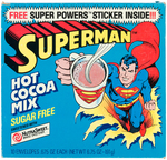 "SUPERMAN HOT COCOA MIX" LOT WITH PREMIUM SHIRT.