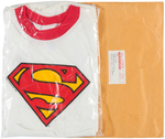 "SUPERMAN HOT COCOA MIX" LOT WITH PREMIUM SHIRT.