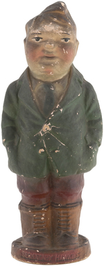 "SECKATARY HAWKINS" PAPIER-MACHÉ FIGURE.