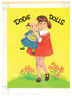 "DODIE FROM MY THREE SONS" PAPERDOLL BOOK W/ORIGINAL ART.