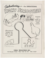 "KIGMY SHMOOTREE" SHOE ACCESSORY WITH RETAILER'S PROMOTIONAL SHEET.