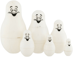 "MY PET SHMOO" NESTING DOLLS SET.