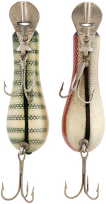 "SHMOO PLUG-BAIT" BOXED FISHING LURE PAIR.