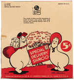 "SPECIAL DELIVERY SHMOO" CANDY LOT.