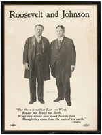 ROOSEVELT/JOHNSON 1912 STANDING JUGATE POSTER.