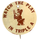 "DENVER BEARS/WATCH THE PLAY IN TRIPLE A" BUTTON.