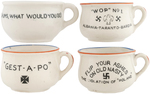 WORLD WAR II ANTI-AXIS NOVELTY POTTY LOT.