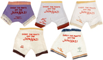 WORLD WAR II ANTI-JAPAN MINIATURE NOVELTY PANTIES LOT.