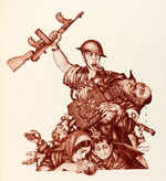 WORLD WAR II "ARTHUR SZYK'S INK & BLOOD" LIMITED EDITION SIGNED HARDCOVER.