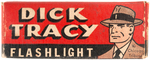 "DICK TRACY FLASHLIGHT" IN ORIGINAL BOX WITH INSTRUCTIONS.