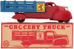 MARX "MOTOR MARKET GROCERY TRUCK" BOXED TOY.