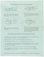 RALSTON "SPACE PATROL" DECODER BUCKLE & JET-GLOW BELT PREMIUM.