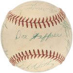 1953 BALTIMORE ORIOLES TEAM-SIGNED BASEBALL.