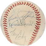 1973 BALTIMORE ORIOLES TEAM-SIGNED BASEBALL.