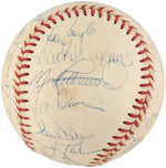 1973 BALTIMORE ORIOLES TEAM-SIGNED BASEBALL.