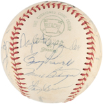 1973 BALTIMORE ORIOLES TEAM-SIGNED BASEBALL.