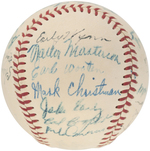 1948 WASHINGTON SENATORS TEAM-SIGNED BASEBALL.