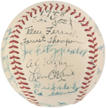 1948 WASHINGTON SENATORS TEAM-SIGNED BASEBALL.