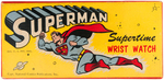 "SUPERMAN SUPERTIME WRIST WATCH" BOXED.