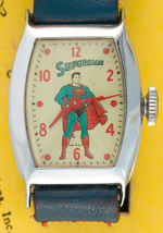 "SUPERMAN SUPERTIME WRIST WATCH" BOXED.