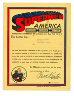 SUPERMAN "SUPERMEN OF AMERICA" 1955-1957 CLUB KIT.