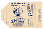 SUPERMAN "SUPERMEN OF AMERICA" 1955-1957 CLUB KIT.