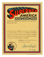 SUPERMAN "SUPERMEN OF AMERICA" 1965 CLUB KIT.