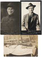 IWW LABOR MARTYRS FRANK LITTLE AND WESLEY EVEREST POST CARDS.