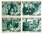 "DICK TRACY VS. CRIME INC." LOBBY CARD SET.