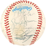 1982 NEW YORK YANKEES TEAM-SIGNED BASEBALL.