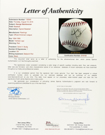 NEW YORK YANKEES OWNER GEORGE STEINBRENNER SIGNED BASEBALL.