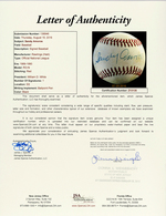 CARL FURILLO & SANDY AMOROS SINGLE-SIGNED BASEBALL PAIR.