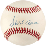 HANK AARON & WILLIE MAYS SINGLE-SIGNED BASEBALL PAIR.